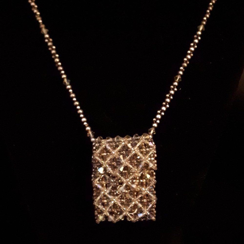 Handmade Working Pouch 925 Silver Necklace